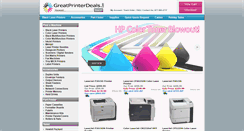 Desktop Screenshot of greatprinterdeals.com